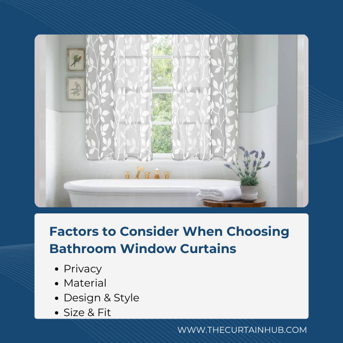 Bathroom Window Curtain