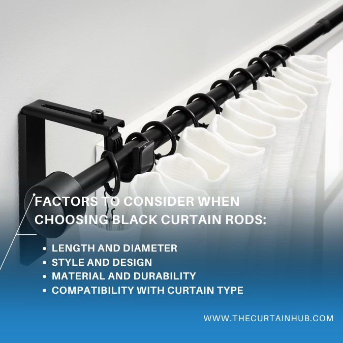 Black Curtain Rods