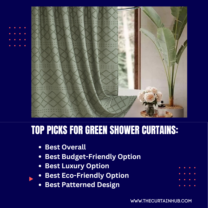 Green Shower Curtains